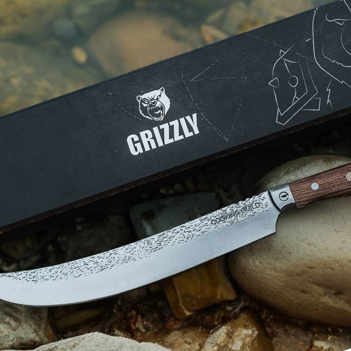 The Cooking Guild - Wholesale Kitchen/Utility Knife - 12" Grizzly Scimitar Slicer