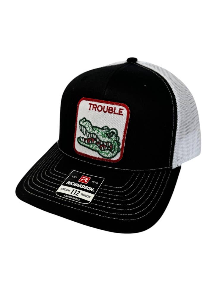 Gator Trouble Animal Patch Adjustable Embroidered Hat for wholesale by Multi-Vendor Sales