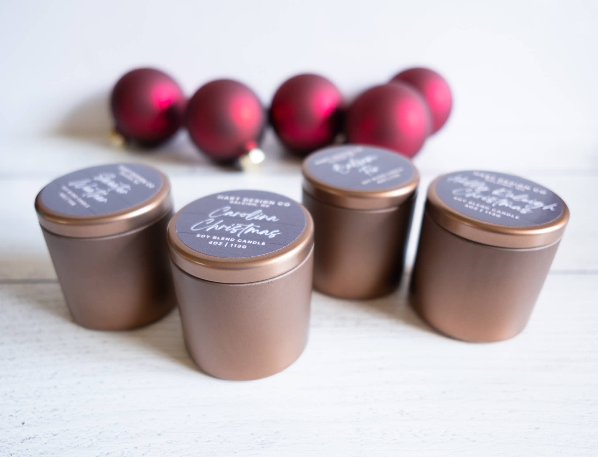 Hart Design Co – Vela em jarro/copo por atacado – Vela de Abeto Bálsamo | Coleção Brilhante de Natal4