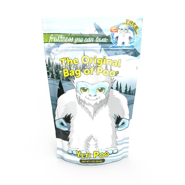 "The Original Bag of Poo"® Novelty Cotton Candy - Wholesale Cotton Candy - The Original Bag of Poo® (Yeti Cotton Candy Poo)1
