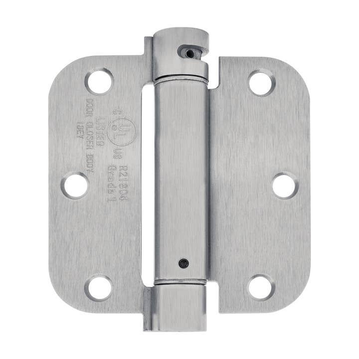 Nuk3y 3 1/2" x 3 1/2", Spring Hinge 5/8" Radius, UL Rated for wholesale by Nuk3y