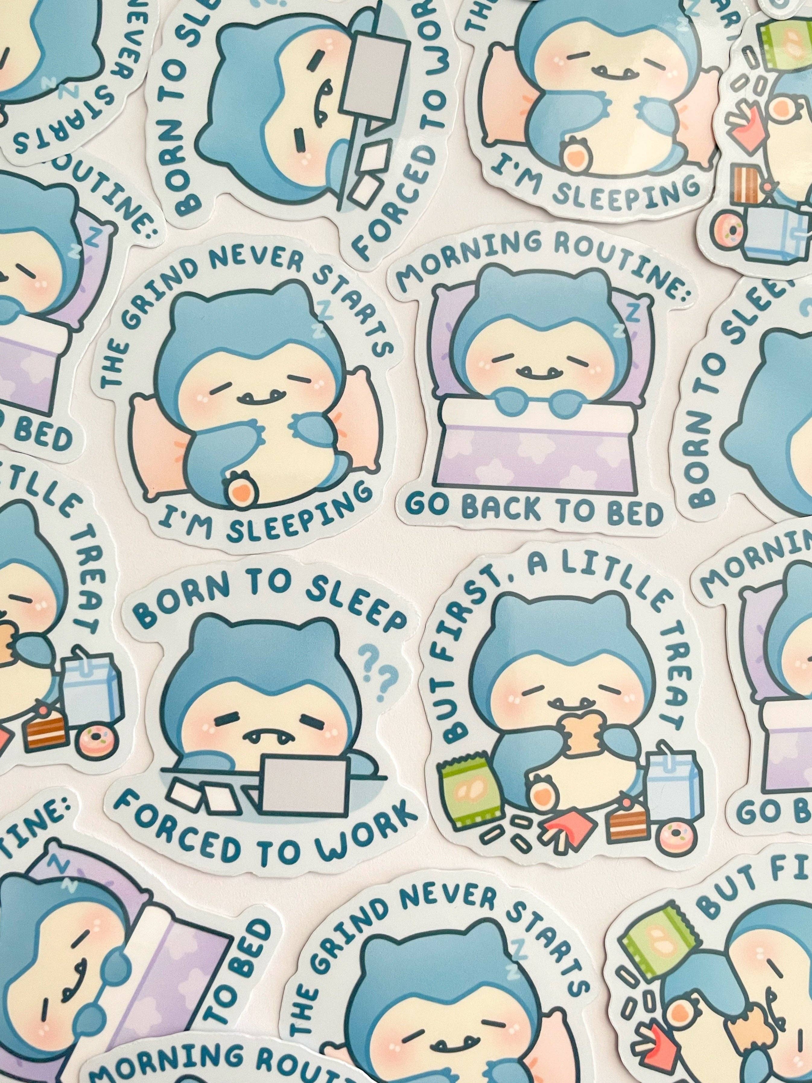 Gelly Roise – Engroshandel Klistermærke – Snorlax vandtætte klistermærker7