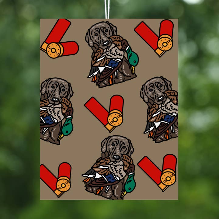 Bird Dogs & Shells Car Freshener for wholesale by Collins & Co