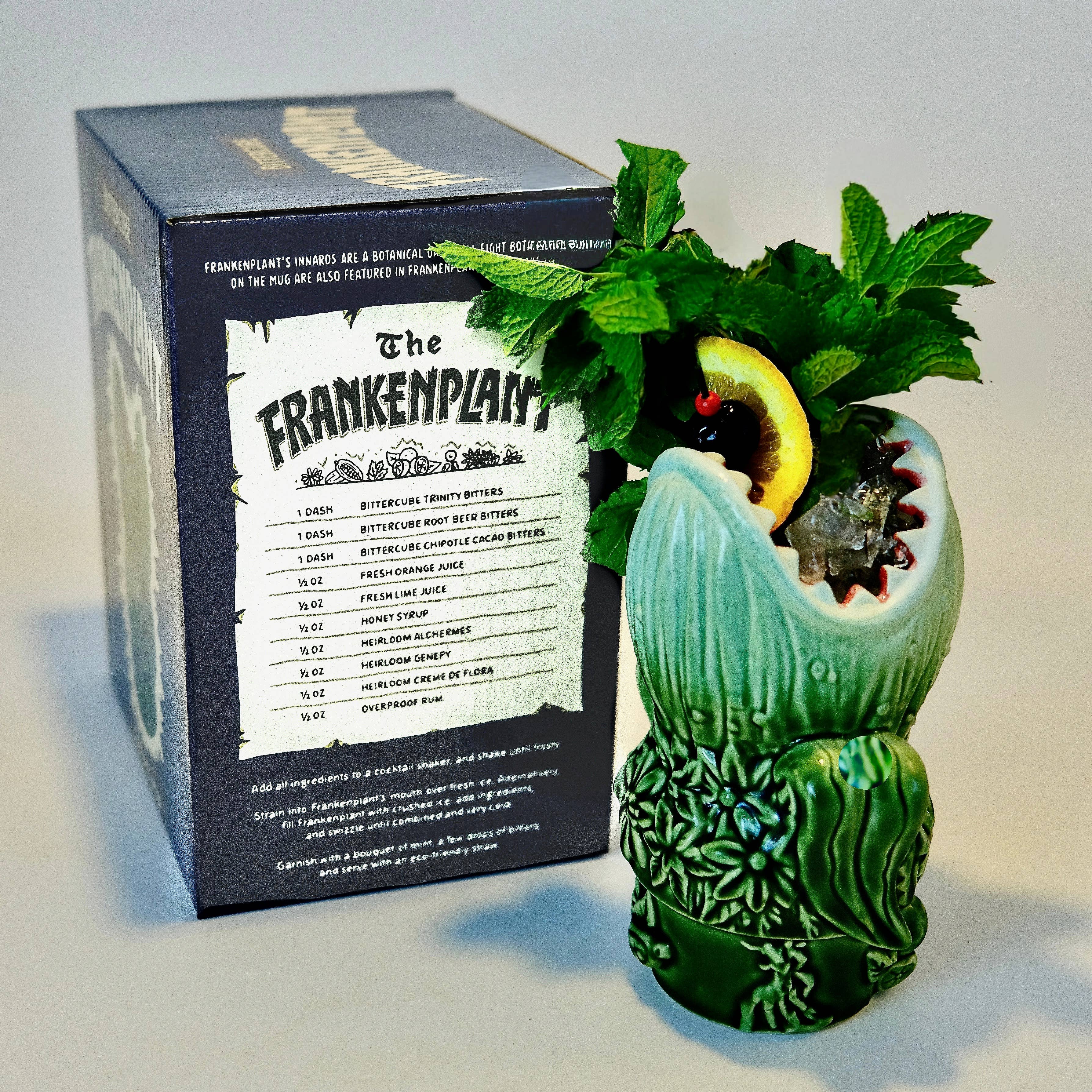 Bittercube - Wholesale Cocktail/Liquor Glass - The Frankenplant Tiki Mug3