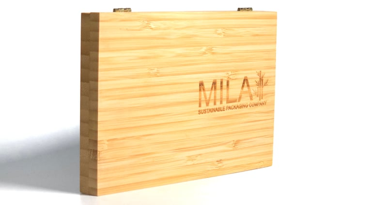 Mila Sustainable Packaging Company - Wholesale Makeup Storage Box - Large Handcrafted Bamboo Magnetic Makeup Palette4