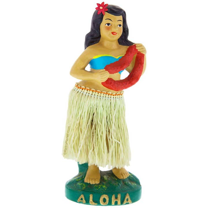 RetroPlanet - Wholesale Sticker - Hula Doll With Flower Lei Sticker