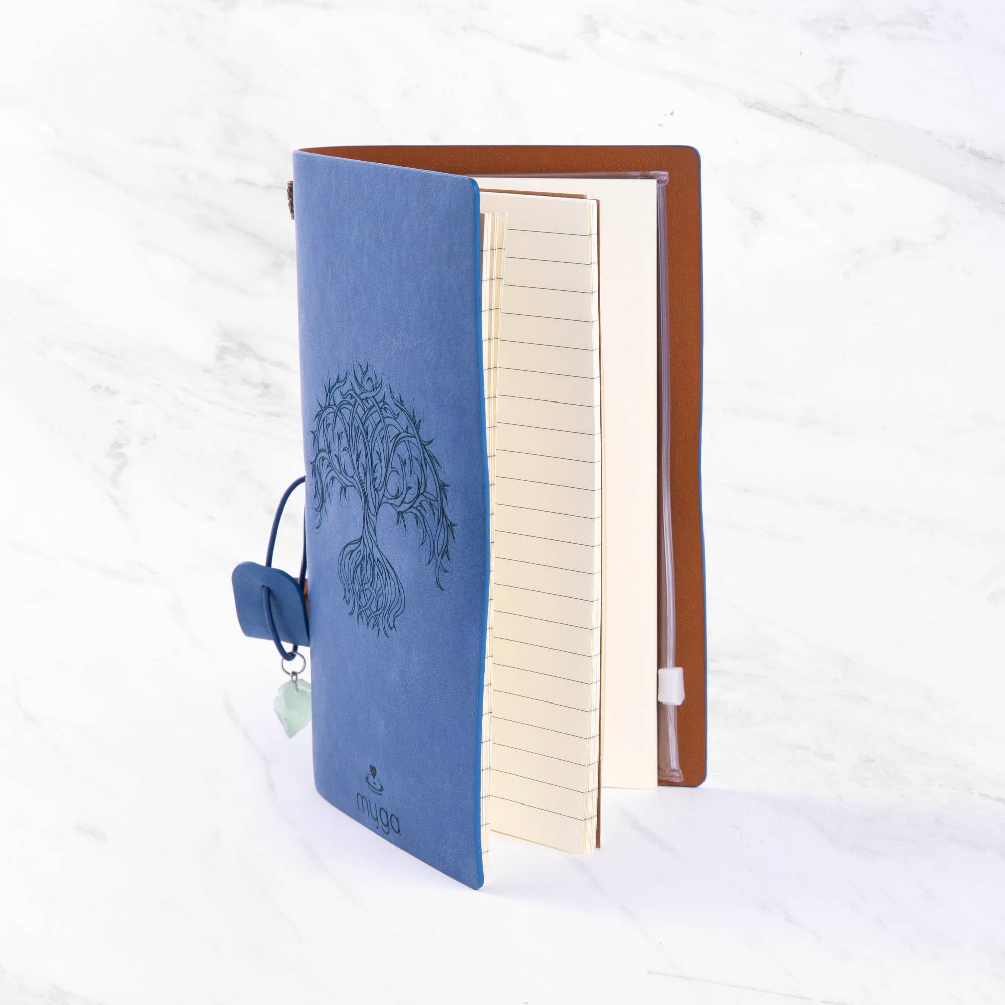 Myga – Engroshandel Spirituelle sten og krystaller – Myga Crystal Notebooks i singler 21