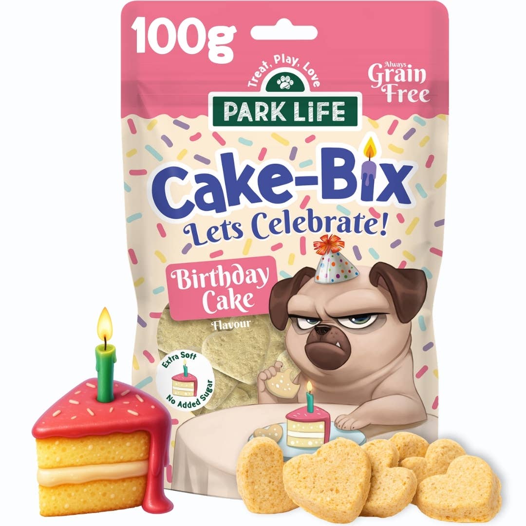 PARK LiFE - Wholesale Pet Biscuit - Dog - Cake-Bix Dog Biscuits Birthday Cake Flavour 100g1