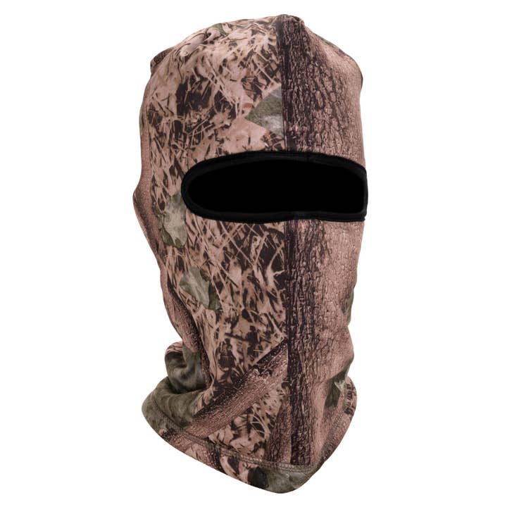 QuietWear Reversible Fleece 1-Hole Mask for wholesale by Muk Luks