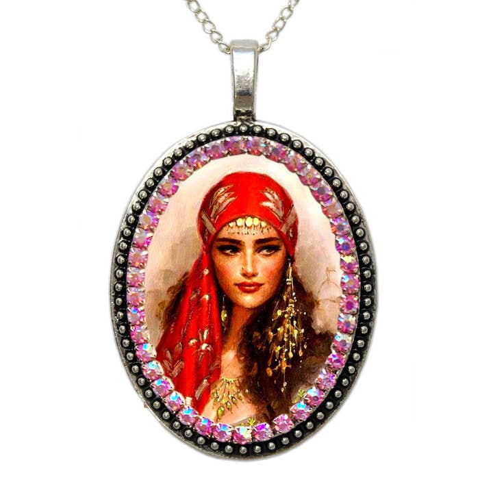 MariaSantissimaShop - Venta al por mayor Collares con colgantes/abalorios - Bohemian Rhapsody: La mujer gitana victoriana