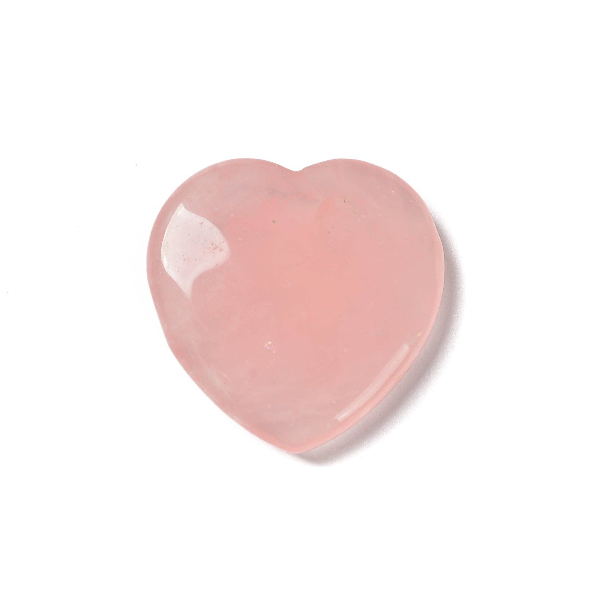 CRCBEADS - Wholesale Spiritual stone/crystal - Rose Quartz Heart Shape Size 40mm Sold Per Piece0
