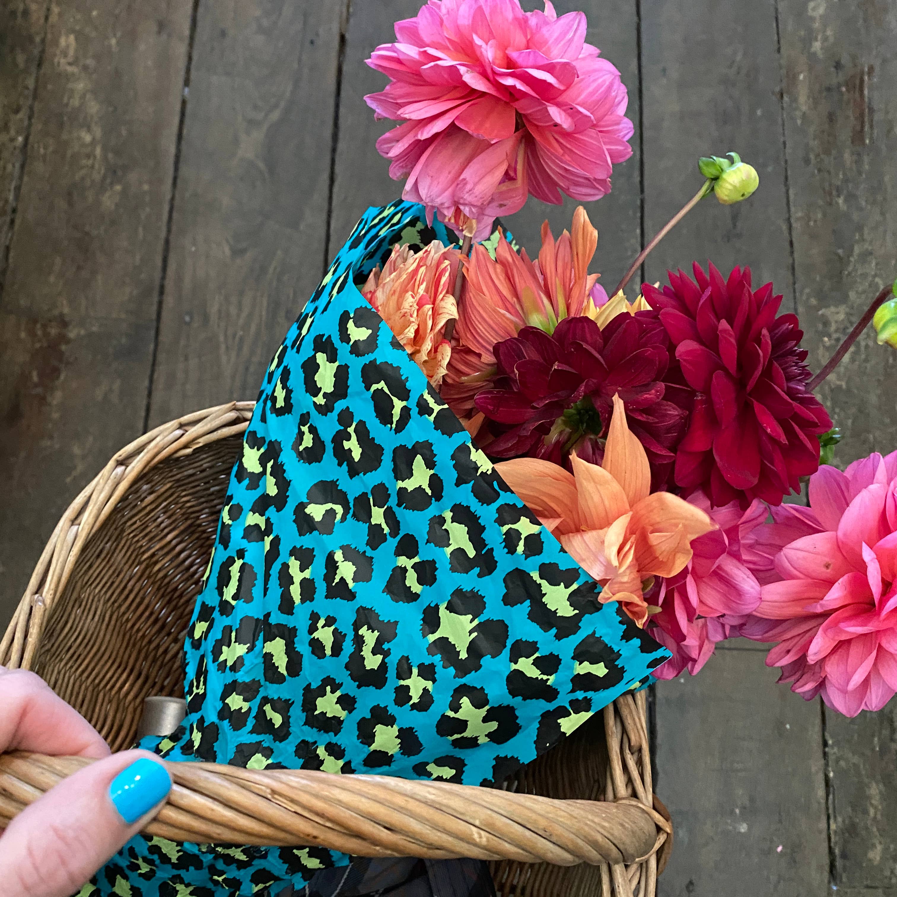 Petra Boase Ltd (US Duties Paid) - Wholesale Tissue Paper - Luxury Tissue Paper Gift Wrap | Leopard  | Apple/Jade1