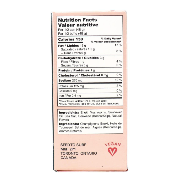 Seed to Surf – Engroshandel Hyldestabil færdiglavet mad – Enoki Mushroom Sne Krabbe (Vegansk)15
