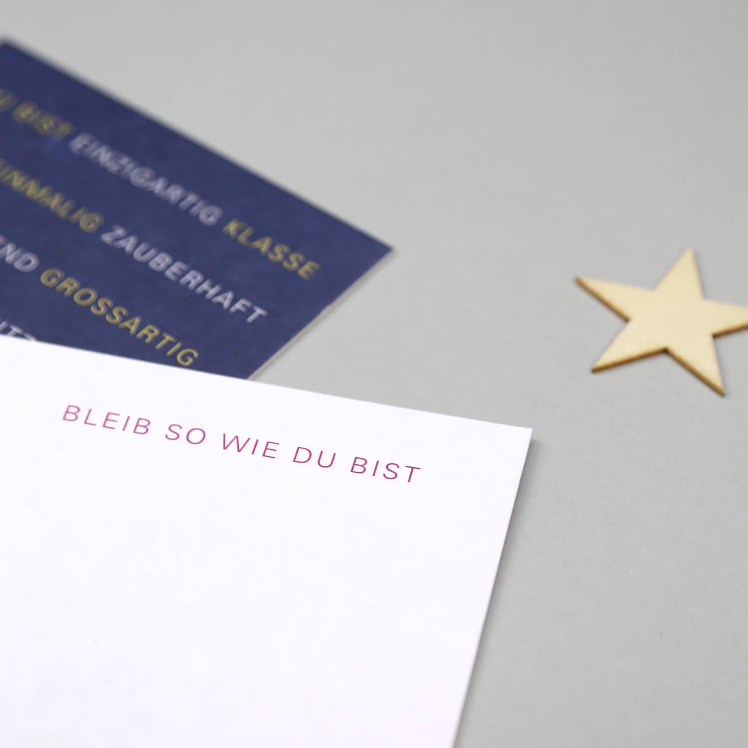 Kunst an Papier - Wholesale Postcard - Woodcut postcard Till Blau2