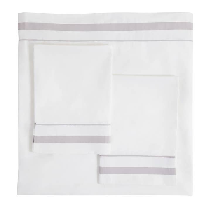 Mélange Home - Wholesale Sheet Set - Classic Double Border Percale Cotton Sheet Set18
