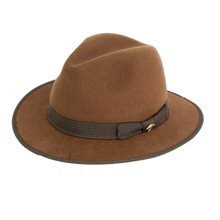 Calvin Wool Felt Fedora for wholesale by Peter Grimm