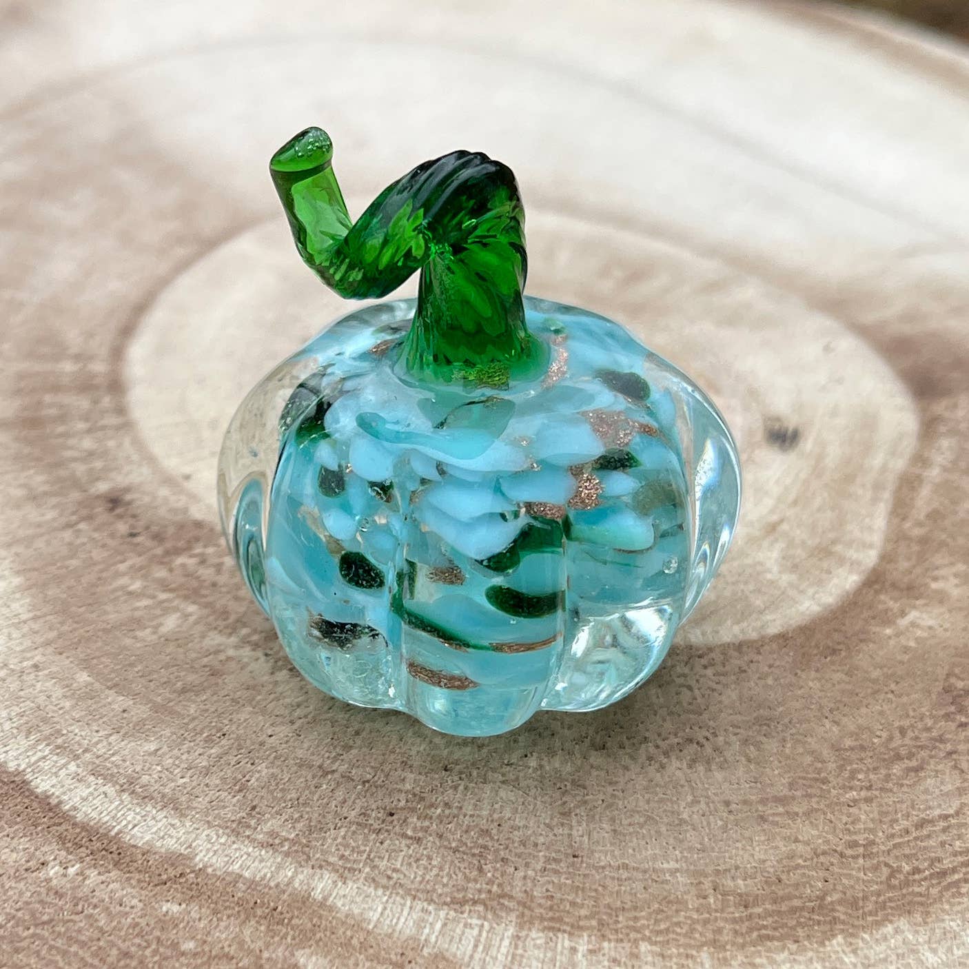 SHOPGIVECOURAGE - Wholesale Decorative Figurine - Glass Pumpkin Collectible Sitter Miniature Figurine3
