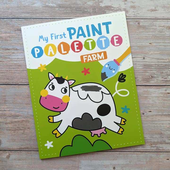 Robert Frederick Ltd - Wholesale Colouring and activity book – kids and baby - My First Magic Paint Palette - Farm4