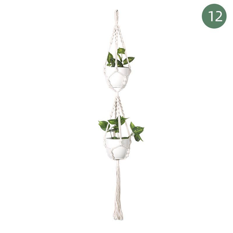 Homerely (We Cover All Import Duties) - Wholesale Hanging Planter - Handmade Macrame Plant Hangers (Plants and pots excluded)11