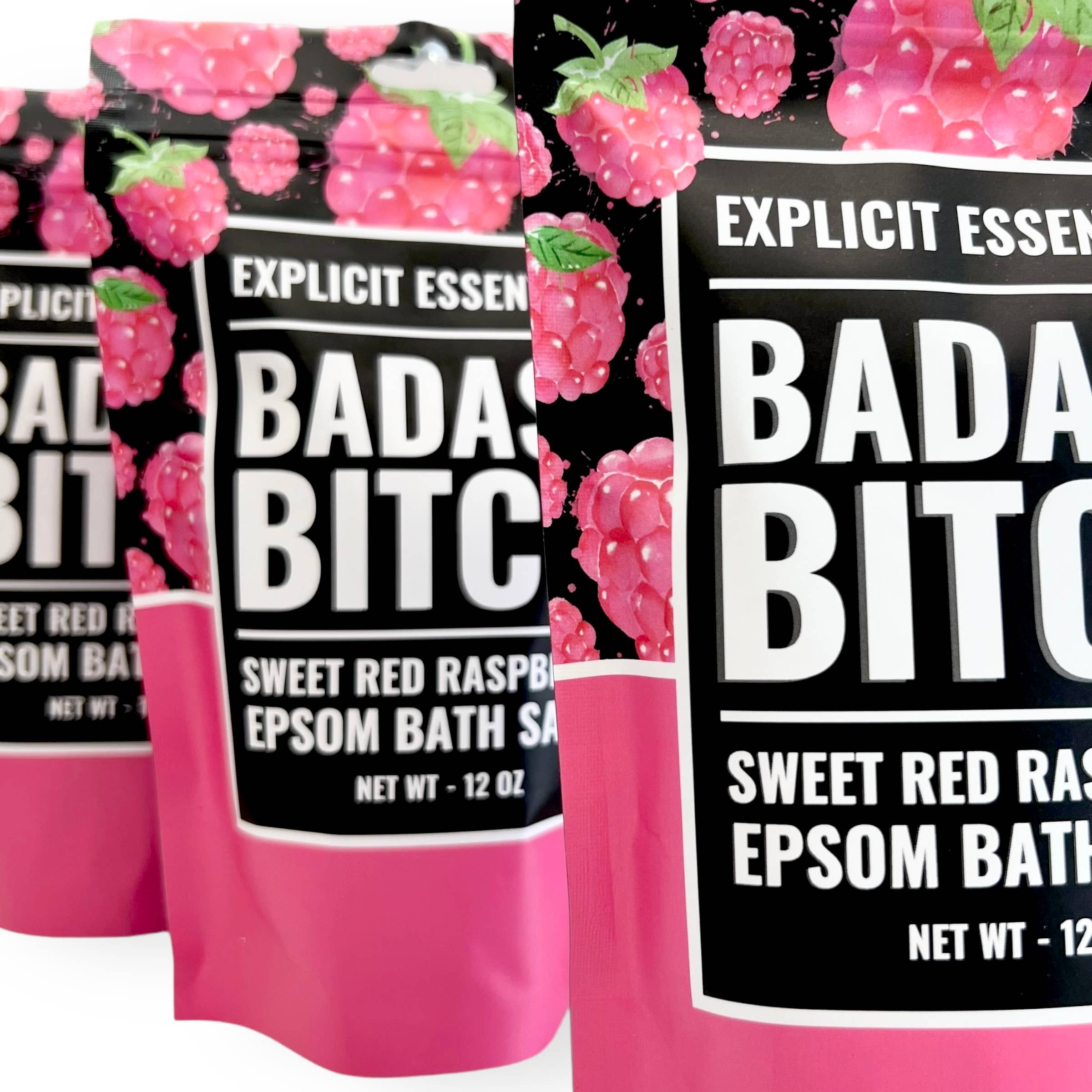 Explicit Essentials - Wholesale Bath Salts - Bad Ass Bitch Bath Salts 12oz Bag   6