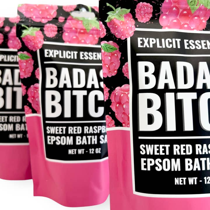 Explicit Essentials - Wholesale Bath Salts - Bad Ass Bitch Bath Salts 12oz Bag 6