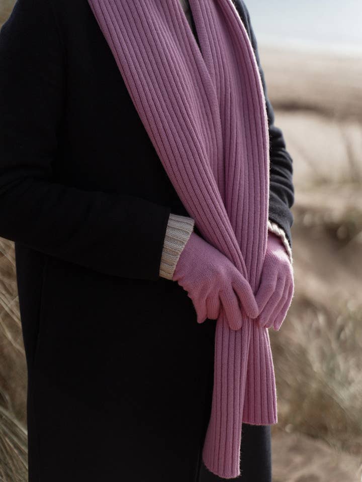 Pimpinella Rib Scarf for wholesale by Hilary Jane Keyes