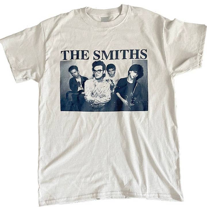 The Smiths Band Promo Tee - Classic Design for wholesale by TheKingShirt