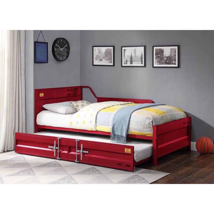 Kamotsu Daybed w/Trundle - Red for wholesale by ReForm Creative Home