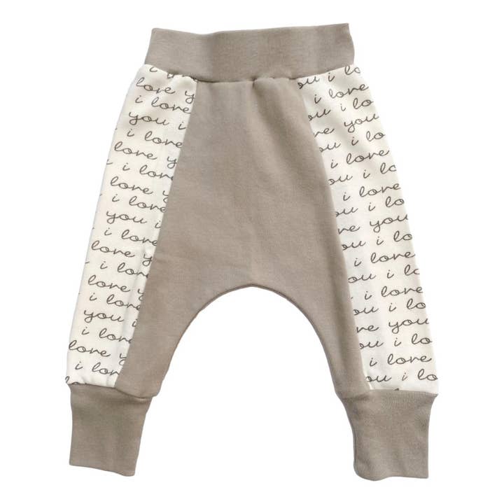 Økologiske bomuldsbukser - Jeg elsker dig for engroshandel hos Cat & Dogma