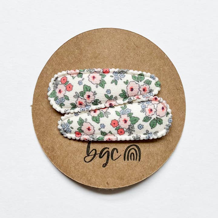 Baby Grey Clementine - Wholesale Hair Clip - Kids - Floraison Barette5