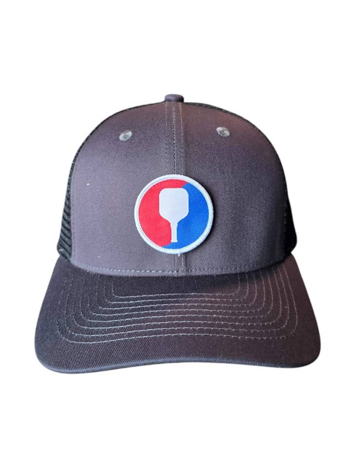Pickleball Trucker Hat Men Women | Adjustable Mesh Snapback Cap with Paddle Patch for wholesale by Moove Headwear