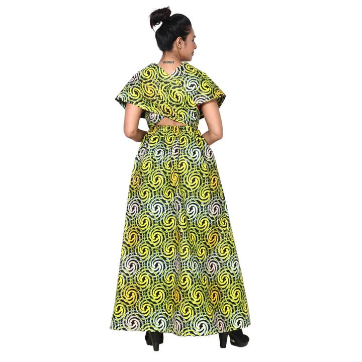 African Stars - Wholesale Dress - Women's - Women's Multi Way Style Maxi Dress -- FI-68L27