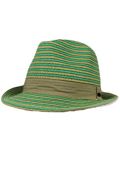 Cap Zone – wholesale Fedora - Unisex – Soft Straw Crushable Toyo Stripe Fedora1