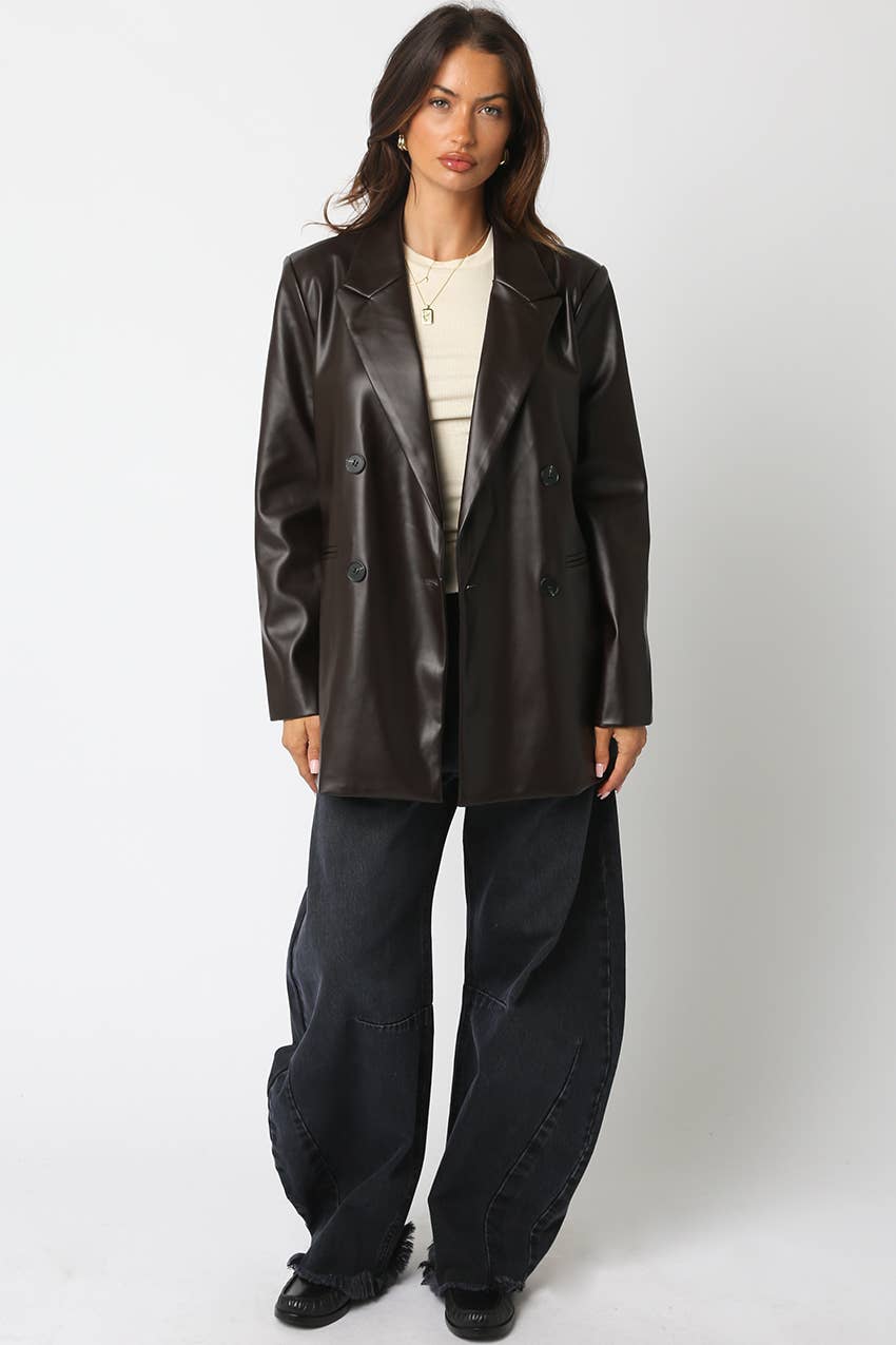 Olivaceous – Engroshandel Jakke - Dame – Zion PU Jakke7