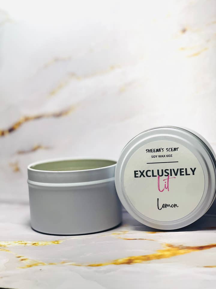 Candela Lemon Soy da 8 once | Aroma piccante di agrumi per illuminare il tuo spazio per la vendita all'ingrosso da parte di Sheena’s Scent