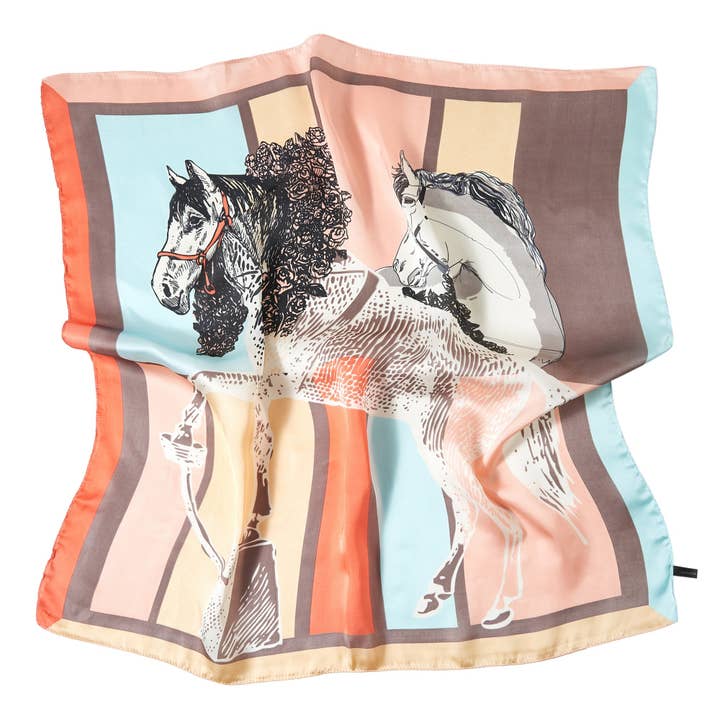 ALBERTO CABALE - Wholesale Scarf - Women's - Triumph Cléo Small Silk Square0