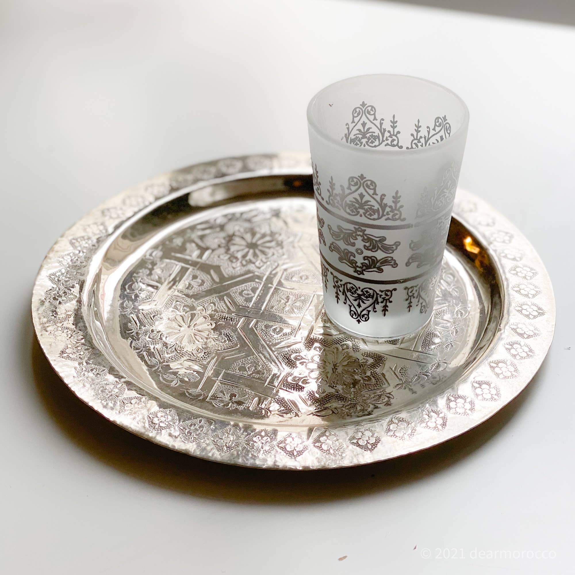 dear Morocco - Wholesale Drinking Glass/Cup - Moroccan tea glass classic Silver and Gold // Dear Morocco6