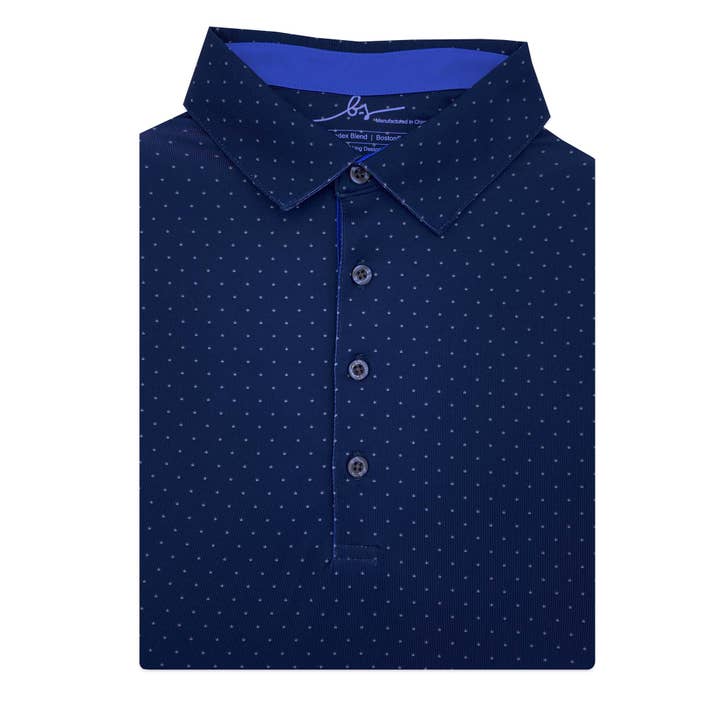 'Royalty' Four Button Golf Shirt for wholesale by Boston Scott Golf Apparel