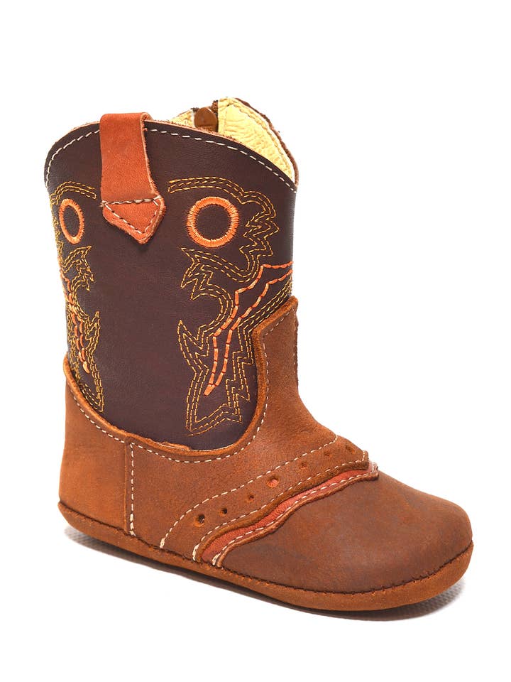 RedHawk Boot Co. - Vente Bottines – bébé - 252 BOTTINES DE BÉBÉ MARRON, DOUCES1