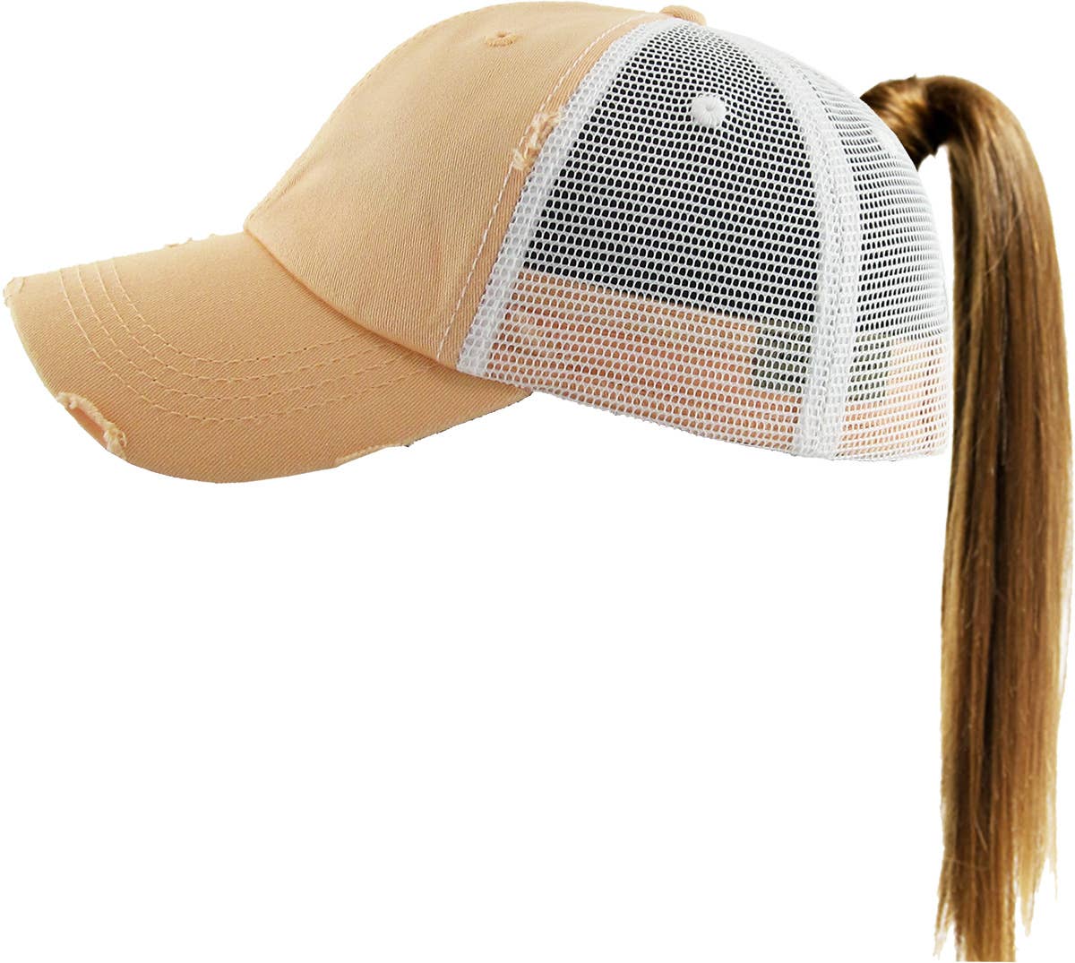 KBETHOS – Boné de beisebol - Mulher por atacado – Boné ajustável de malha com abertura para rabo de cavalo91