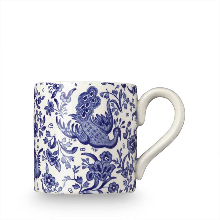 Burleigh - Wholesale Coffee Mug - Blue Regal Peacock Half Pint Mug