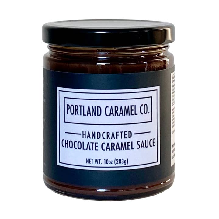 Chocolate Caramel Sauce for wholesale by Portland Caramel Company