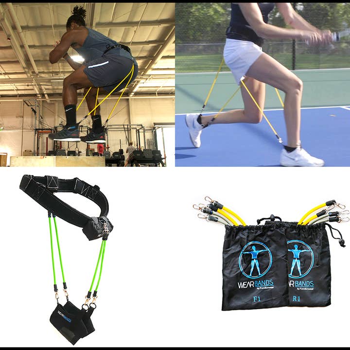 Système de résistance du bas du corps WearBands à 3 pour la vente par WearBands
