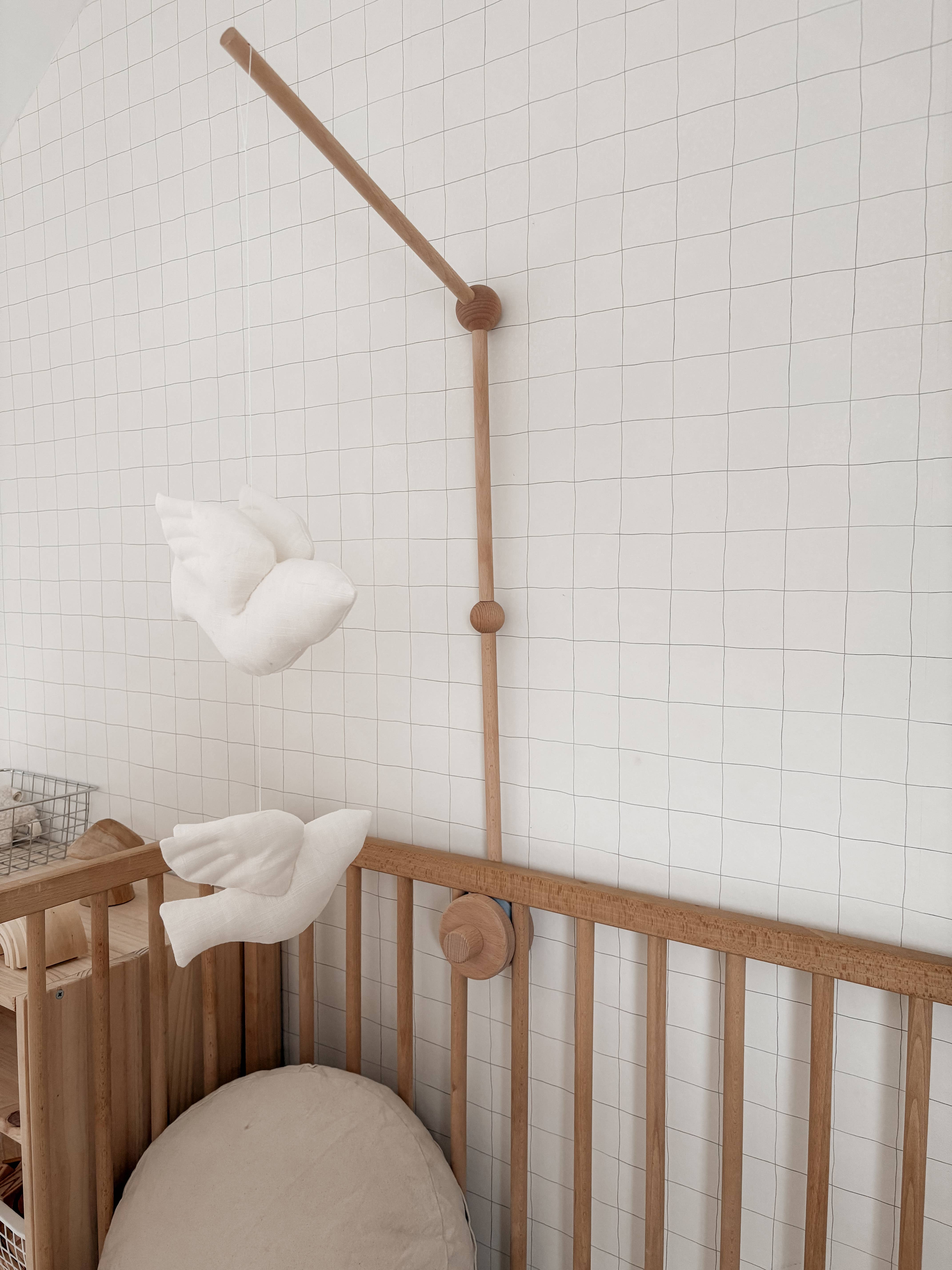 Edie & Joe - Wholesale Baby Mobile - Linen Bird Hanging Decor2