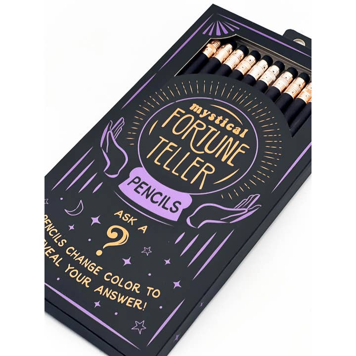SNIFTY - Wholesale Pencil - MAGIC REVEAL fortune teller pencils - DISPLAY OF 12 SETS