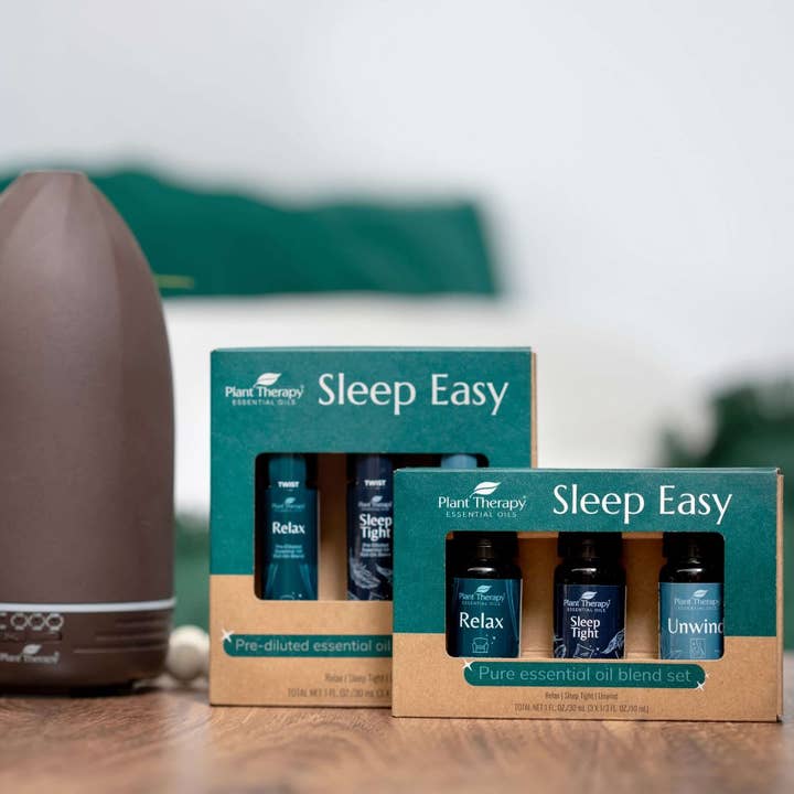 Plant Therapy - Wholesale Essential Oil Roll-On - Sleep Easy Essential Oil Blend Roll On Set