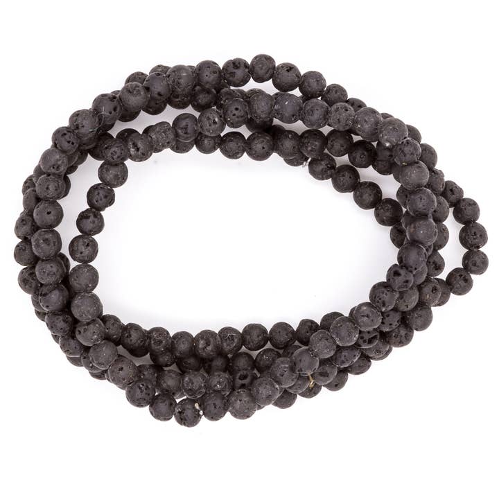 Lava Stone Gemstone Bracelet for wholesale by Purple Girl Designs