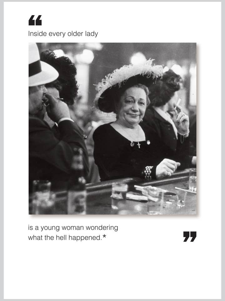 Inside every older All Occasion/Birthday Greeting Card for wholesale by The Borealis Press Inc