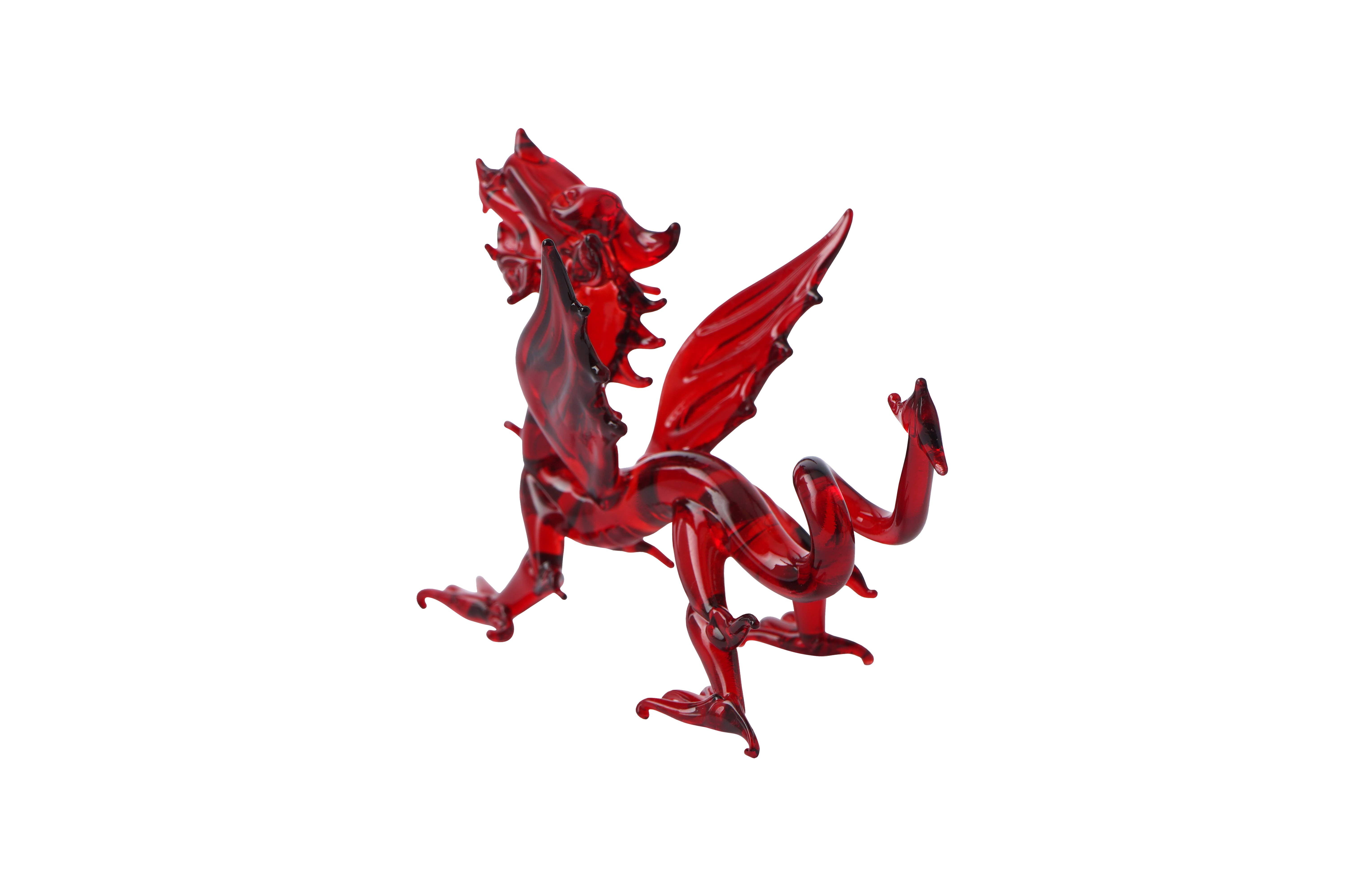 CGB Giftware - Vente Objets de décoration - Ornement en verre représentant un dragon gallois dans une boîte cadeau4