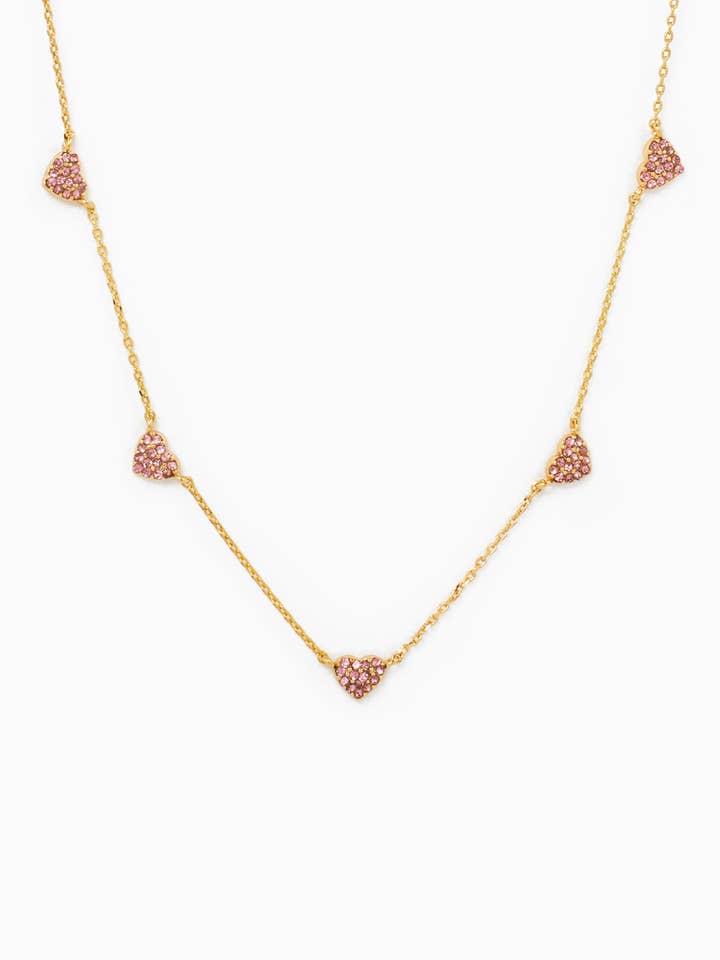 Collar con colgante de corazón pavé CZ para venta al por mayor de Sessori